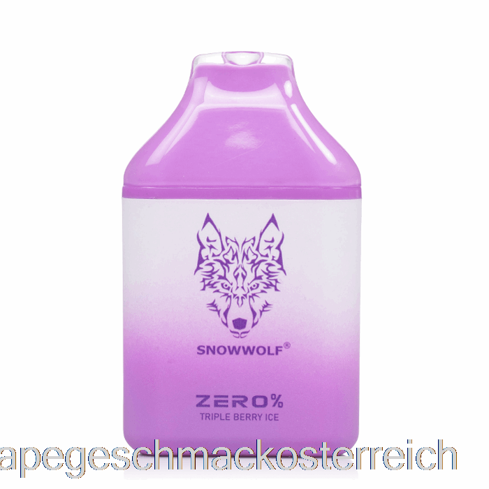 Snowwolf Zero 5500 0 % Nikotinfreier Einweg-Dreifach-Beeren-Eis-Vape-Geschmack